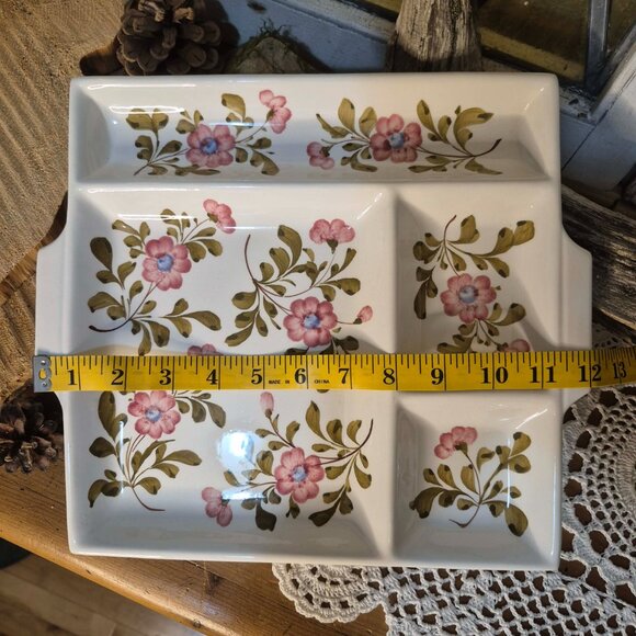 Vintage Divided Serving Tray - Picture 9 of 13